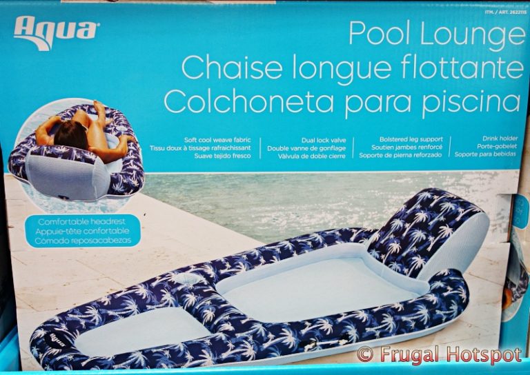Aqua Pool Lounge Float Costco Sale! Frugal Hotspot