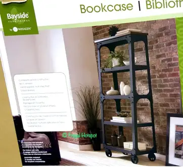 Bayside Furnishings 72 Ladder Bookcase, Bayside Ladder Bookcase