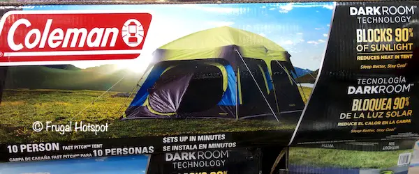 Coleman 10-Person Fast Pitch Darkroom Tent Costco