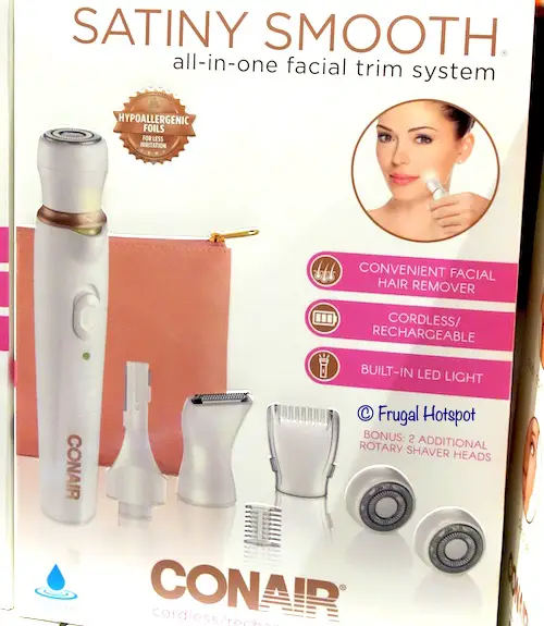 Conair Satiny Smooth All-in-One Facial Trim System at Costco