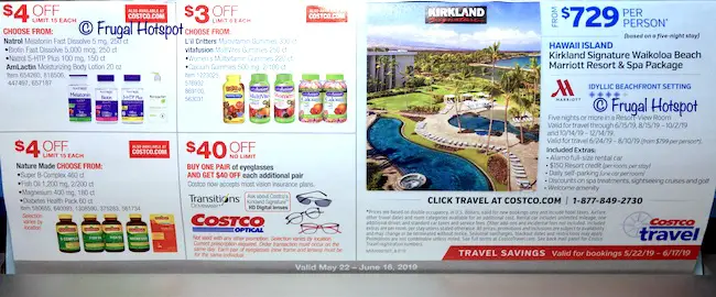 Costco Coupon Book: May 22, 2019 - June 16, 2019. Page 22