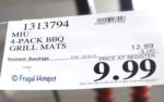 Miu Barbeque Grill Mats 4-Pack Costco Sale Price Miu Barbeque Grill Mats 4-Pack Costco Sale Price