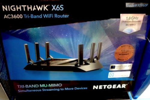 Netgear Nighthawk X6S AC3600 Tri-Band WiFi Router Costco