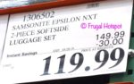 Samsonite Epsilon Nxt 2-Piece Softside Luggage Costco Sale Price