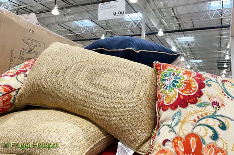 Solarium Indoor / Outdoor Pillow Costco Sale! Frugal Hotspot