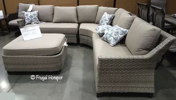 Sunvilla Costa 4-Piece Woven Sectional Costco