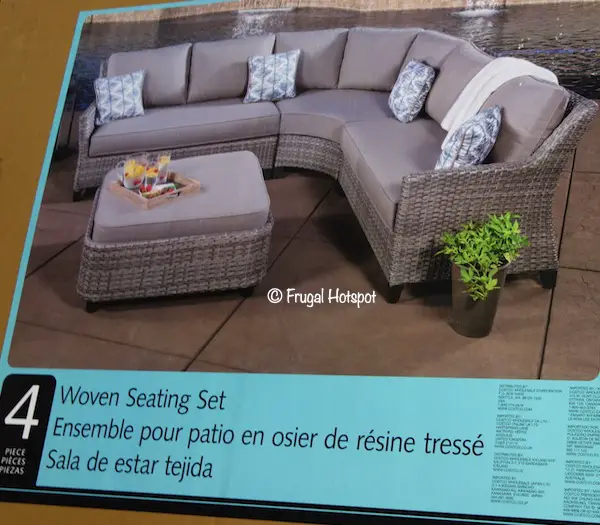 Sunvilla Costa 4-Piece Woven Sectional Costco