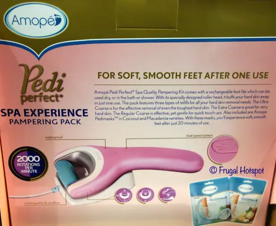 Amope Pedi Perfect Spa Experience Rechargeable Foot File Costco