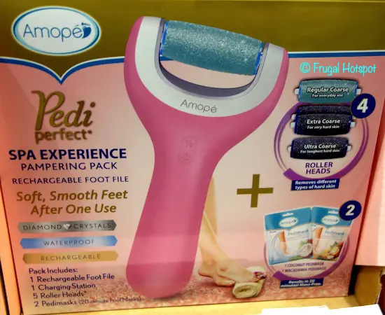 Amope Pedi Perfect Spa Experience Rechargeable Foot File Costco