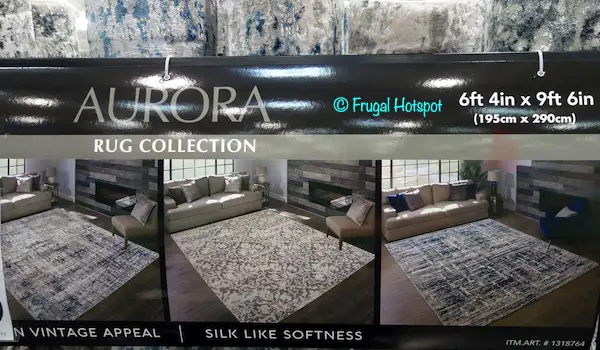 Aurora Area Rug 6'4 x 9'6 Costco