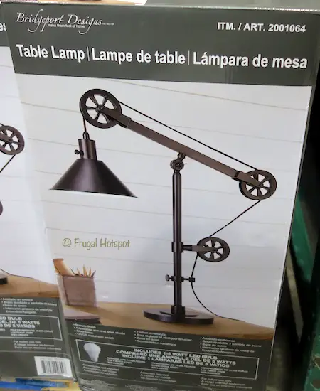 Bridgeport Designs Pulley Table Lamp Costco