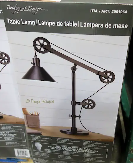 Bridgeport Designs Pulley Table Lamp Costco Bridgeport Designs Pulley Table Lamp Costco