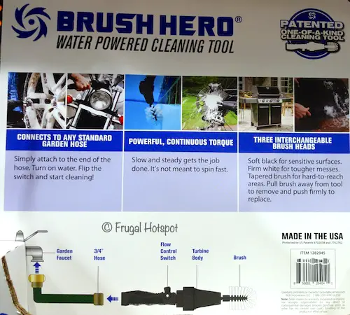 Brush Hero Water Powered Cleaning Tool Costco