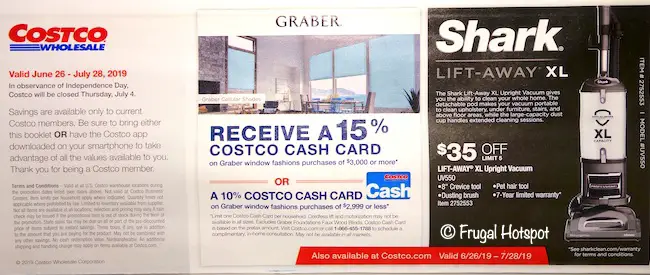 Costco JULY 2019 Coupon Book P1