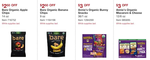 Costco ORGANIC Coupon Book June 2019 P2