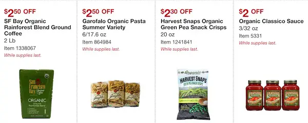 Costco ORGANIC Coupon Book June 2019 P3