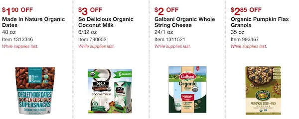 Costco ORGANIC Coupon Book June 2019 P4