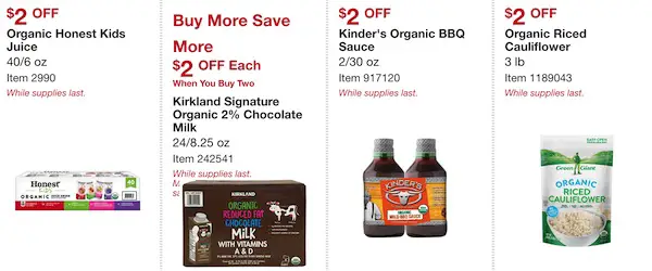 Costco ORGANIC Coupon Book June 2019 P5