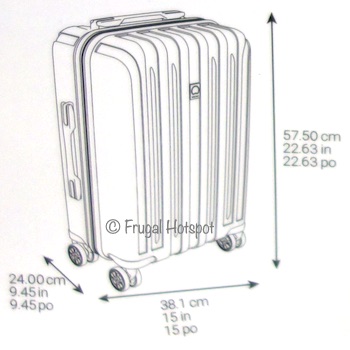 Delsey Carbonite Hardside Spinner 20 Carry-On Dimensions Costco Delsey Carbonite Hardside Spinner 20 Carry-On Dimensions Costco