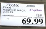 Igloo MaxCold 165-Quart Cooler Costco Sale Price