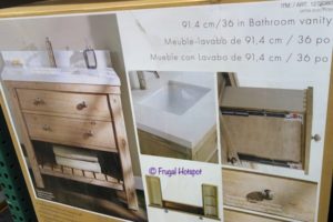 Costco Sale: Northridge Home 36″ Bathroom Vanity $299.99