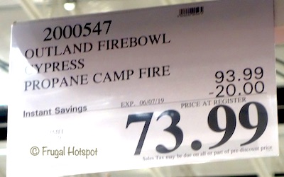 Outland Firebowl Cypress Costco Sale Price