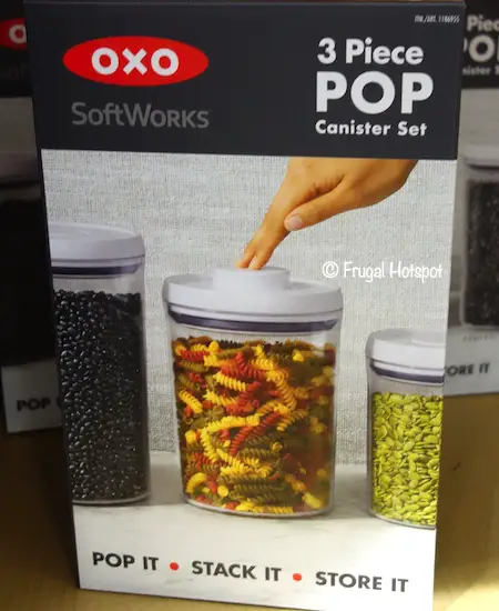 Oxo POP Round Canister 3-Piece Set Costco