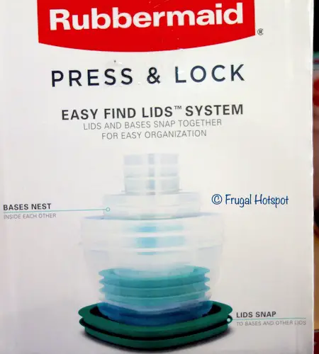 Rubbermaid Press and Lock Food Storage Costco 