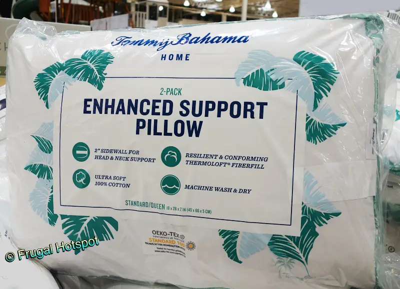 Tommy Bahama Home Enhanced Support Pillow Standard : Queen Size | Costco