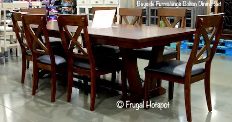 Bayside Furnishings Bolton 9-Pc Dining Set Costco Display Bayside Furnishings Bolton 9-Pc Dining Set Costco Display