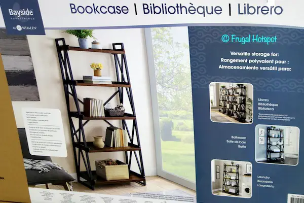 Bayside Furnishings Elise 72" Ladder Bookcase Costco Bayside Furnishings Elise 72" Ladder Bookcase Costco