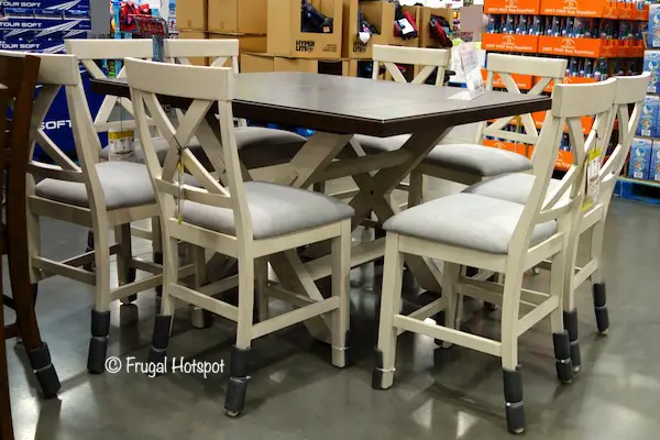 Bayside Furnishings Stefan 9-Piece Counter Height Dining Set Costco