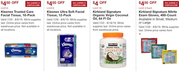 Costco Hot Buys July 2019: Kleenex, Kirkland Signature Organic coconut oil, exam gloves