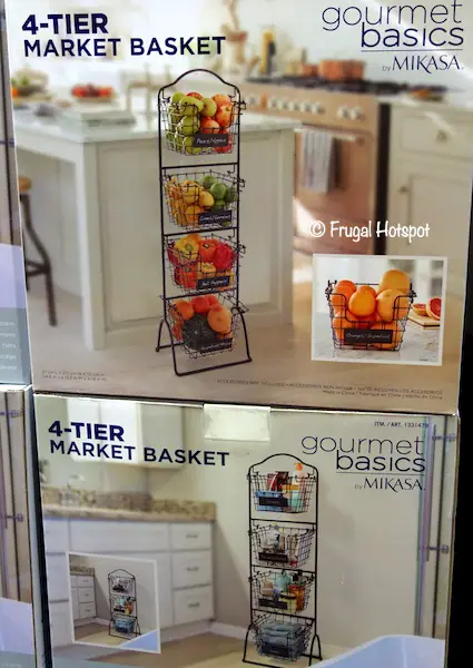 Gourmet Basics 4-Tier Market Basket Costco