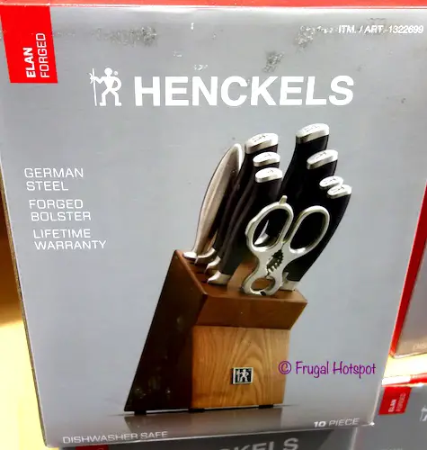 Henckels Elan Forged Knife Set Costco