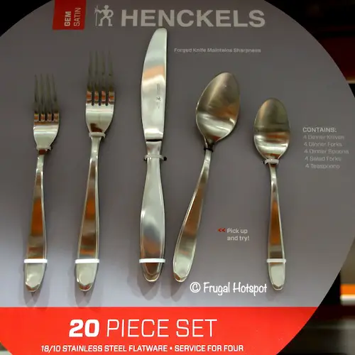 Henckels Flatware Set Gem Satin Costco