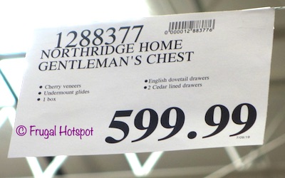 Northridge Home Conner Gentleman's Chest Costco Price