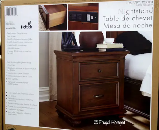 Northridge Home Conner Nightstand Costco