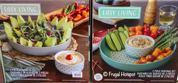 Over and Back Easy Living 2-Piece Serving Set Costco