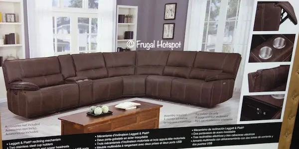 Parker Power Reclining Sectional Costco