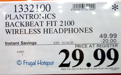 Plantronics BackBeat Wireless Earbuds Costco Sale Price