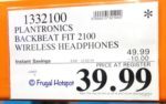 Plantronics BackBeat Wireless Sport Earbuds Costco Sale Price