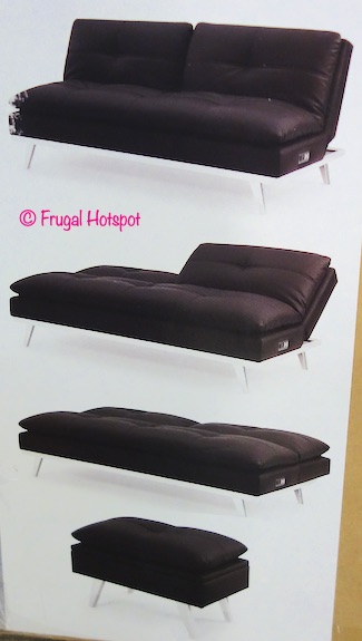 Relax A Lounger Eurolounger with Ottoman Costco