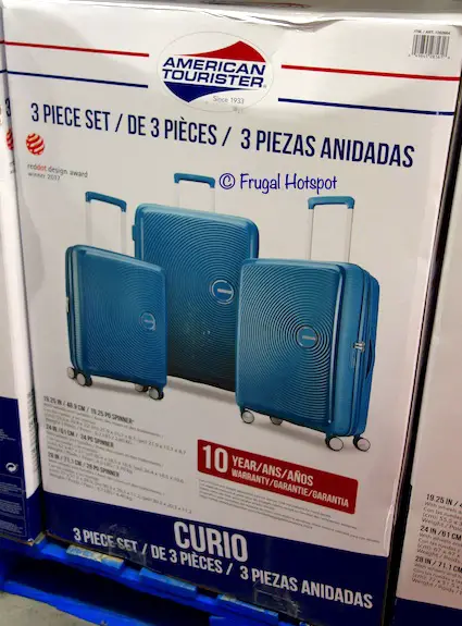 American Tourister Curio 3-Piece Luggage Set Costco