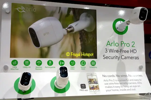 Arlo Pro 2 Security Camera System Costco Display