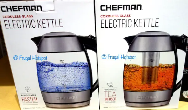 Chefman Cordless Glass Electric Kettle Costco Chefman Cordless Glass Electric Kettle Costco