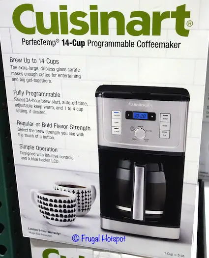 Cuisinart PerfecTemp 14-Cup Coffeemaker Costco