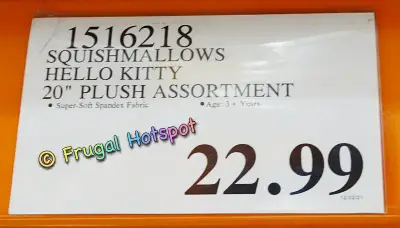 Hello Kitty 20 inch Squishmallows | Costco Price