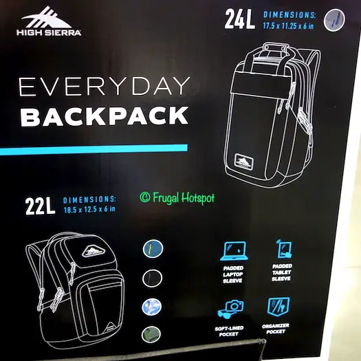 High Sierra Everyday Backpack Costco