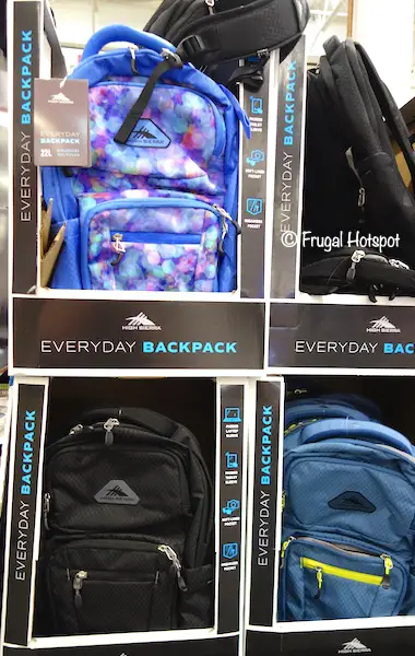 High Sierra Everyday Backpack Costco Display